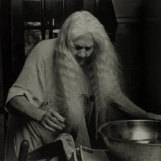 Mamie Neugent Preparing to Wash Hair