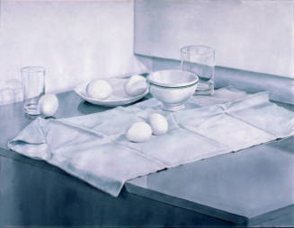 Still Life Study in Gray and Green