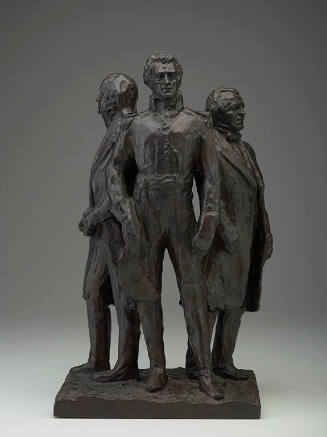 Study for a monument to Presidents Andrew Jackson, James K. Polk, and Andrew Johnson