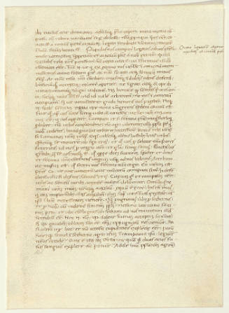 Leaf from Livy, "History of Rome"