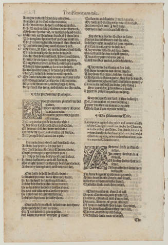"The Plowman's Tale" from the Works of Geoffrey Chaucer