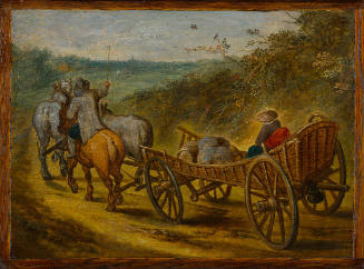 A Cart Drawn by Horses