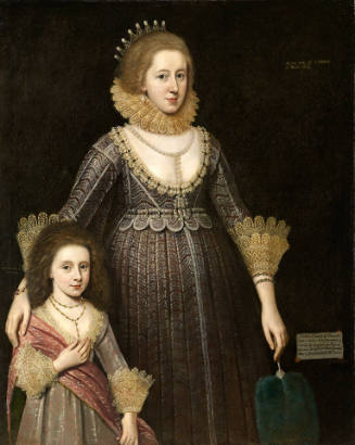 Christian, Lady Cavendish, Later Countess of Devonshire (1595–1675), and Her Daughter Anne (c. 1611–1638)