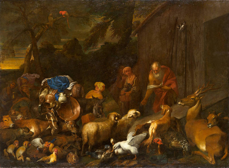 Noah and the Animals Entering the Ark