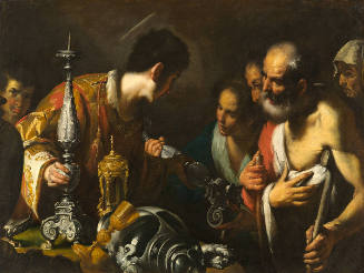 Saint Lawrence Distributing the Treasures of the Church