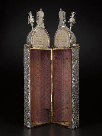 Torah Case with Finials and Pointer