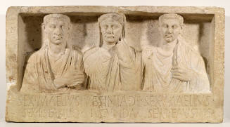 Funerary Monument for Sextus Maelius Stabilio, Vesinia Iucunda, and Sextus Maelius Faustus