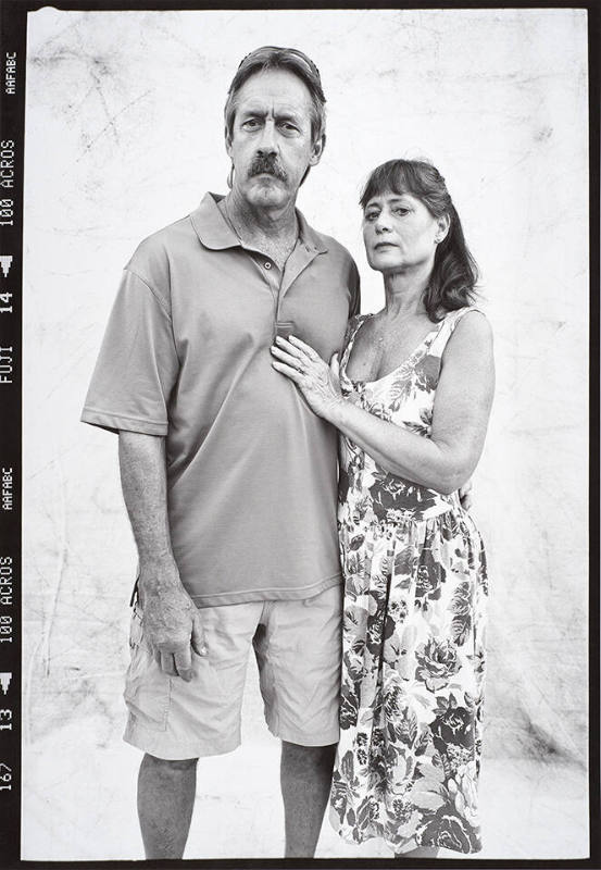 Rena and Stan Corbett, August 2012, Tarboro Street