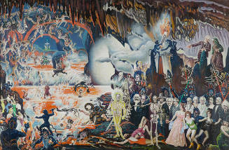 Apocalyptic Scene with Philosophers and Historical Figures