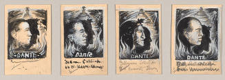 Drawings for Dante bookplates