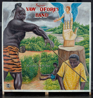 Farmer Saved by an Angel; Concert painting for the play Some Rivals Are Dangerous by Super Yaw Ofori’s Band