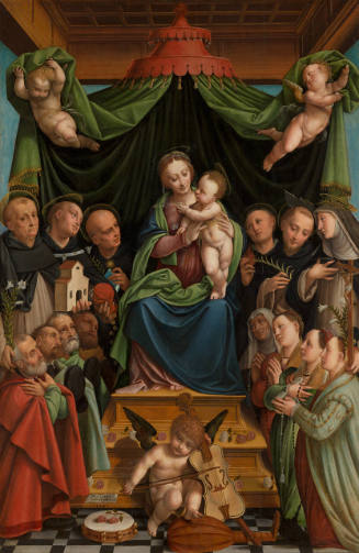 Confraternity Altarpiece: Madonna of the Rosary