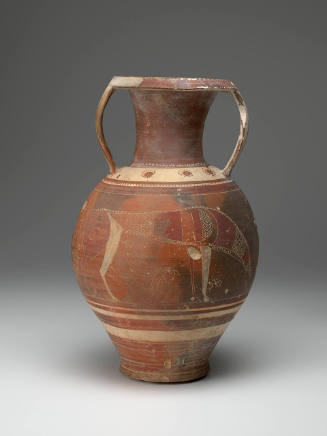 Neck Amphora with Polychrome Decoration