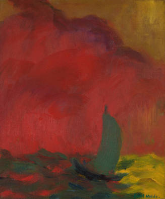 Fischkutter (Roter Himmel) (Fishing Boat [Red Sky])