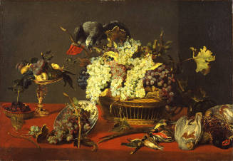 Still Life with Gray Parrot