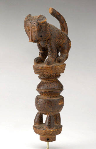 Finial with Leopard