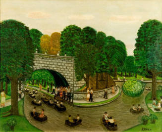 Park Scene with Boats
