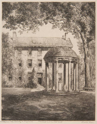 North Carolina State University, at Chapel Hill., "Old East" and the Old Well