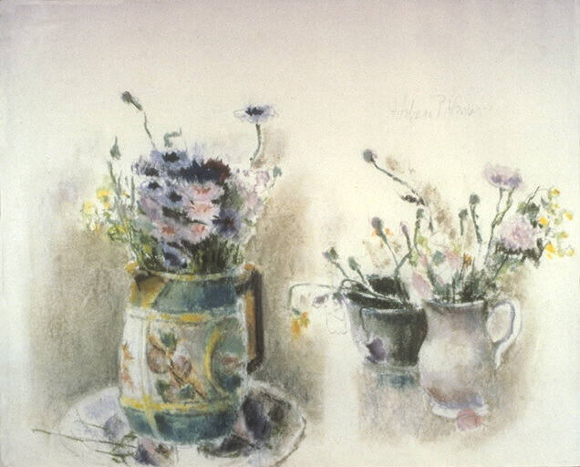Flowers in Three Vases