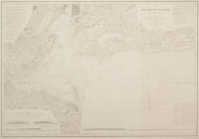 "New York Bay and Harbor" (Survey of Coast of United States)